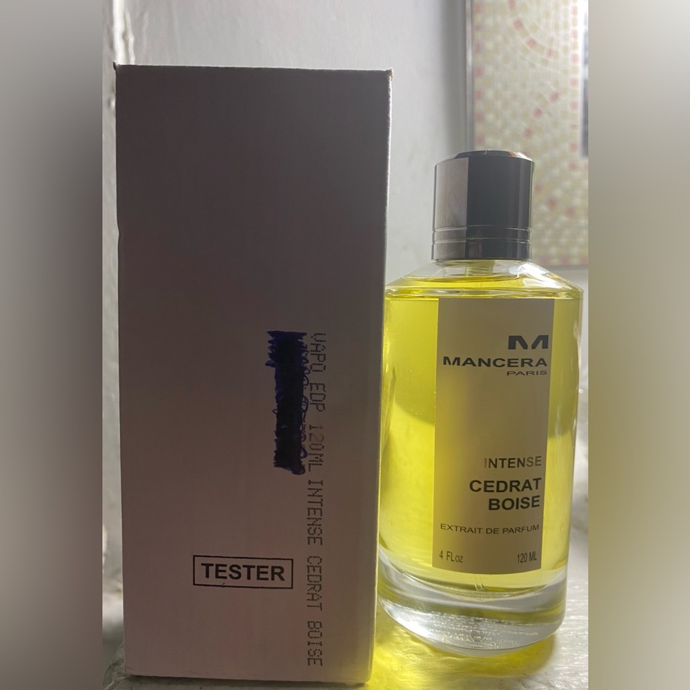 Mancera Cedrat Boise Intense 4oz Tester Bottle New in Box